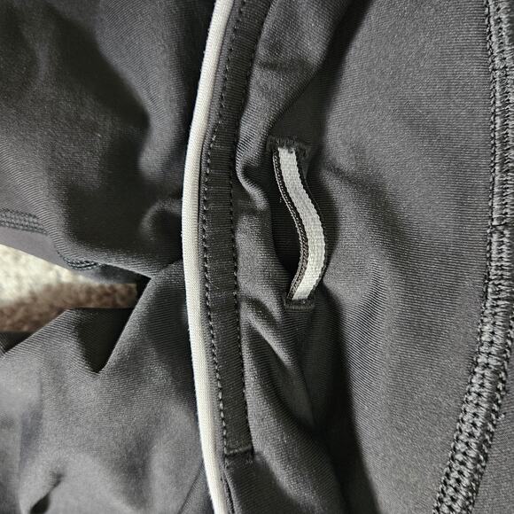 Lululemon Leggings Womens 6 Black Run Sun Sprinter Crop W6804S Activewear Gym - Picture 3 of 11